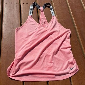 Nike Pink Racerback Tank Top for Active Wear
